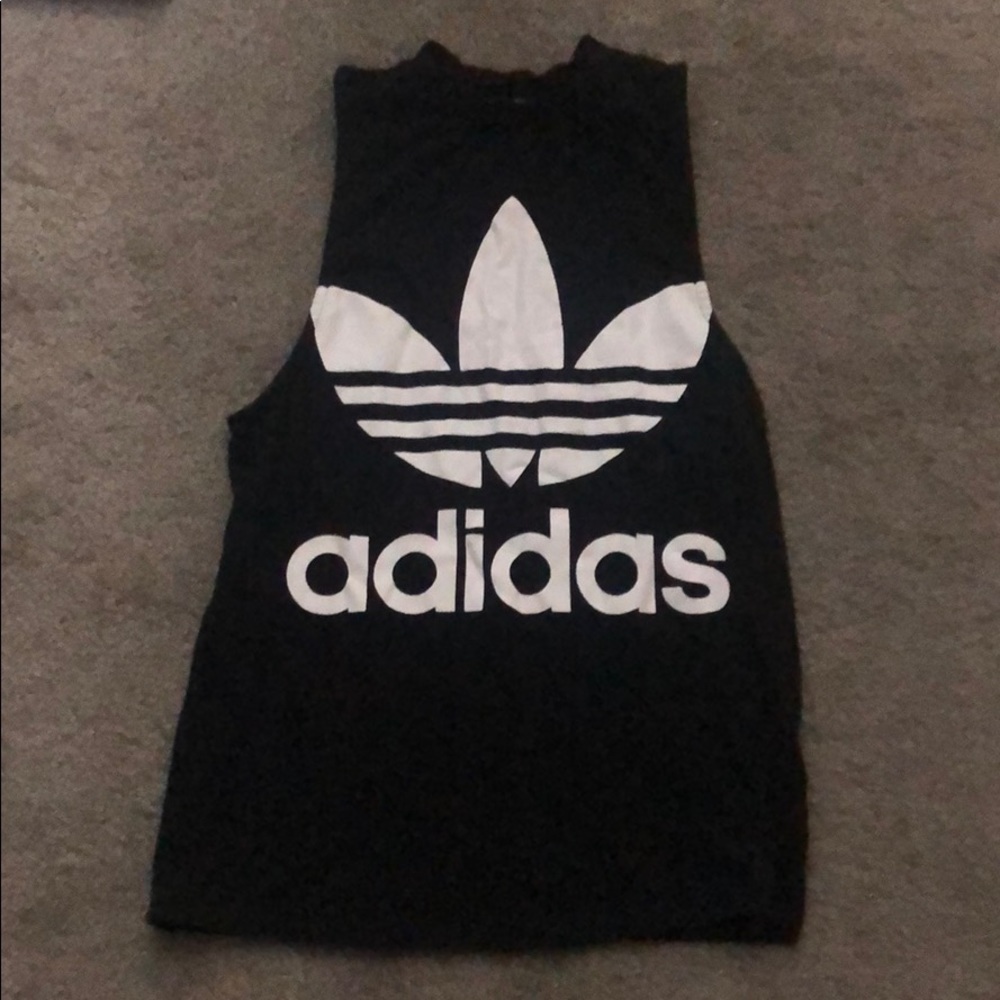 Black adidas tank